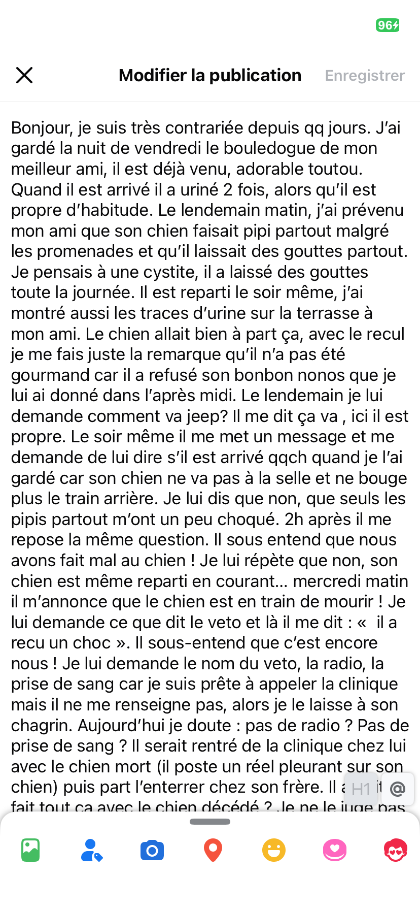 Décès De mon animal bizarre