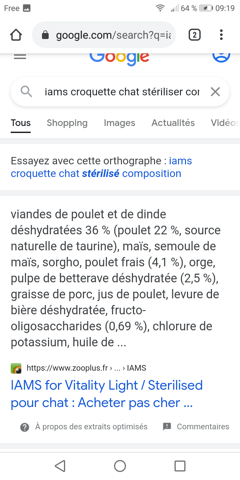 Croquettes besoin d'avis pour la santé de mon chat !