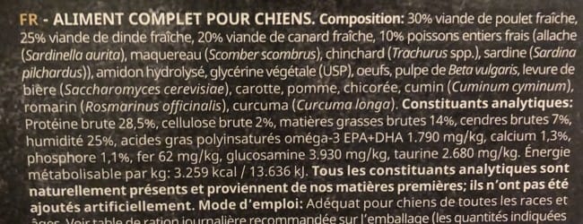Question alimentation , supplément viande dans la gamelle ?