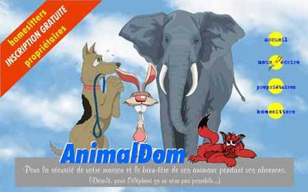 Garde animaux et résidences par des seniors.