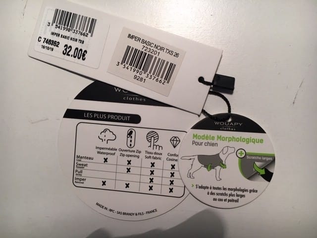 Vente accessoires pour chiot de 2 à 4 mois moins de 4 kilos