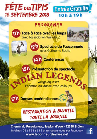 Connaissez vous la Fête des tipis de Brûlon ?