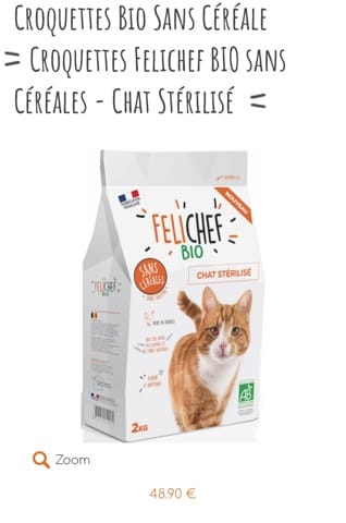 Avis croquettes FELICHEF