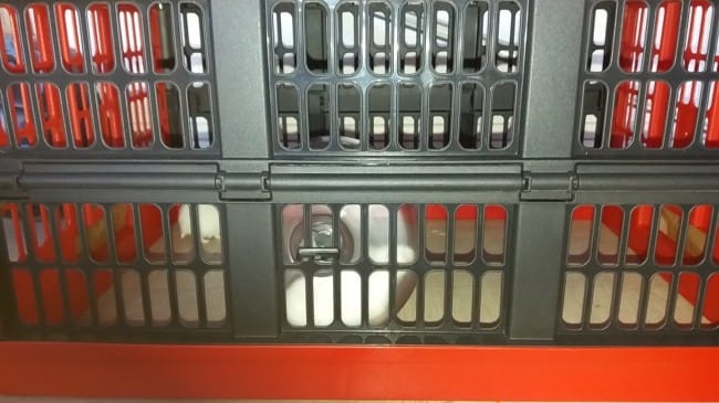 Cagette de sport temporaire.