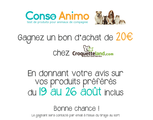 Gagnez 20€ chez CroquetteLand !