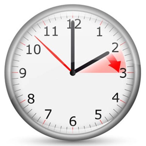 Changement d'heure