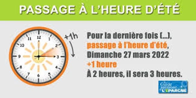 Changement d'heure