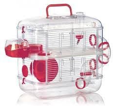 Cage transport+Hamster russe